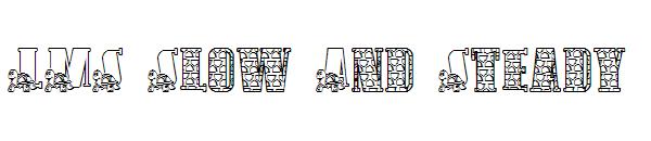 LMS Slow And Steady字体