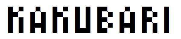 Kakubari字体
