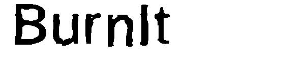 BurnIt字体