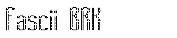 Fascii BRK字体