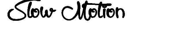 Slow Motion字体