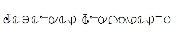 Jewelpet Alphabetic字体