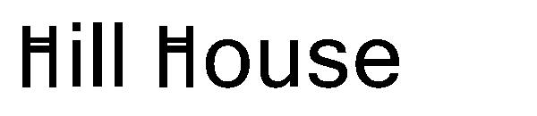 Hill House字体