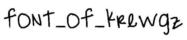 font_of_krewgz字体