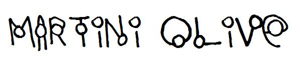Martini Olive字体