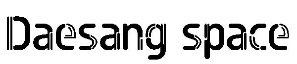 Daesang space字体