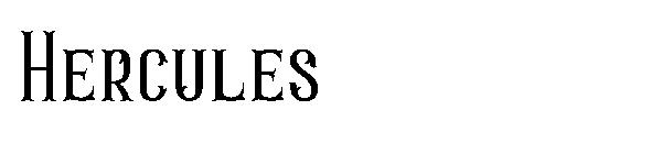 Hercules字体