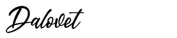Dalovet字体