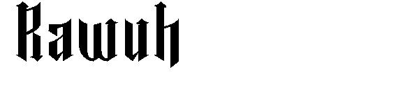 Rawuh字体