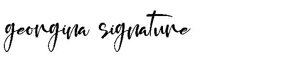 georgina signature