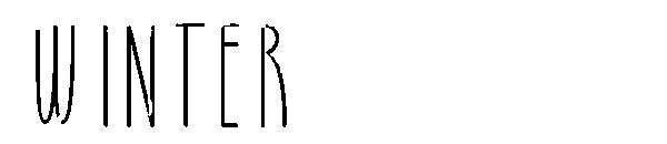 Winter字体