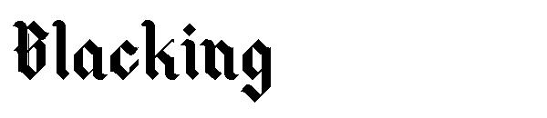 Blacking字体