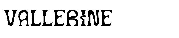 vallerine字体