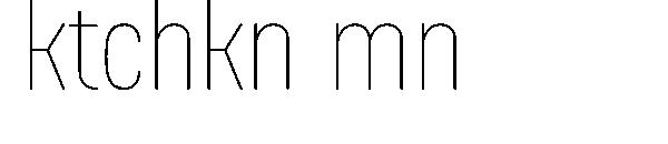 Kitchakan mon字体