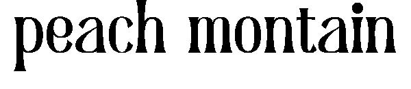 peach montain