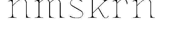Namaskarn字体