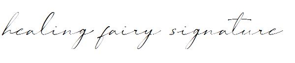 healing fairy signature