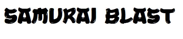 Samurai blast字体