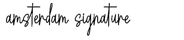amsterdam signature