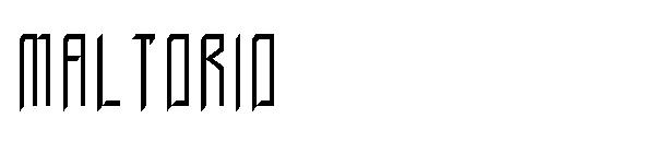 Maltorio字体