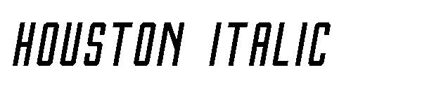 houston italic