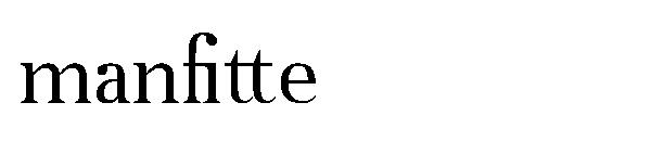 Manfitte字体