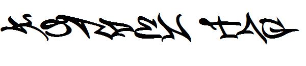korpen tag字体