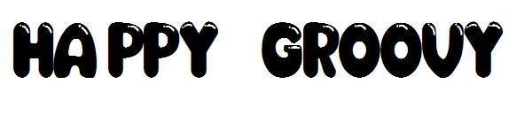 happy groovy字体