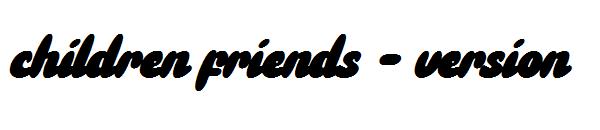 children friends - version字体