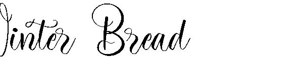 winter bread字体