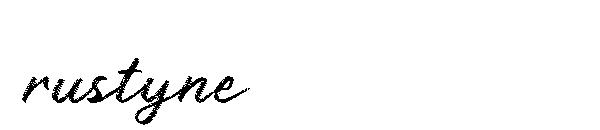 Rustyne字体