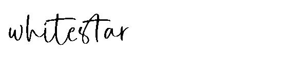 Whitestar字体