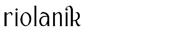 riolanik字体