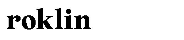 roklin字体