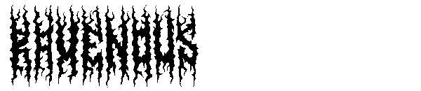 ravenous字体
