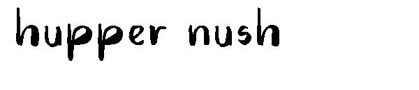 hupper nush字体