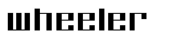 Wheeler字体