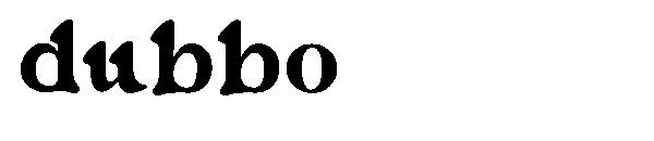 dubbo字体