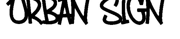 urban sign字体