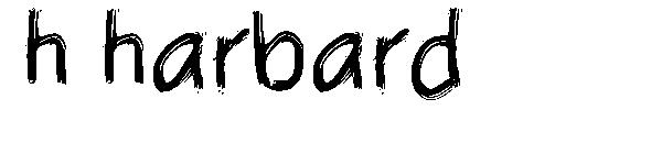 h harbard字体