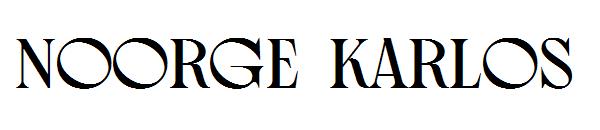 noorge karlos字体