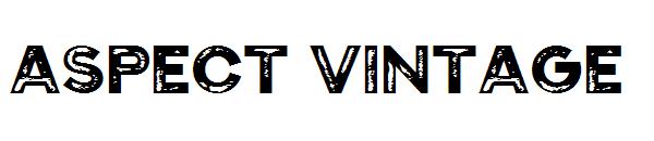 aspect vintage字体
