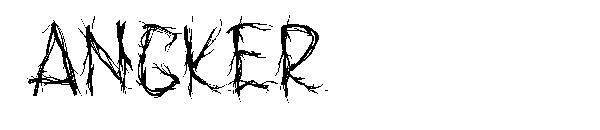 angker字体
