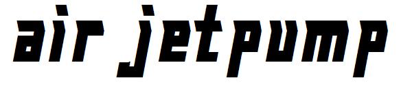 air jetpump字体
