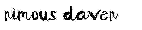 nimous daven字体