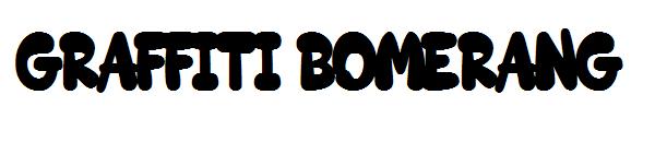 graffiti bomerang字体