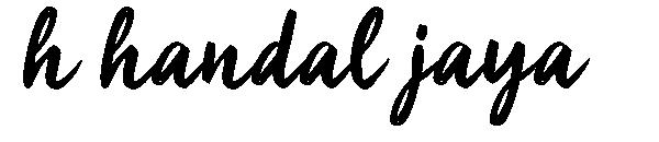 h handal jaya字体