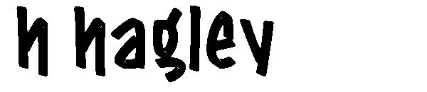 h hagley字体