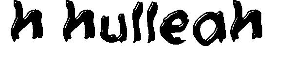 h hulleah字体