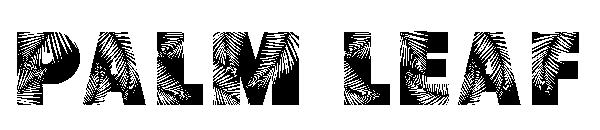 palm leaf字体